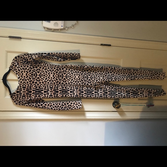 Divided Other - Soft Fuzzy Velvet Leopard Onesie